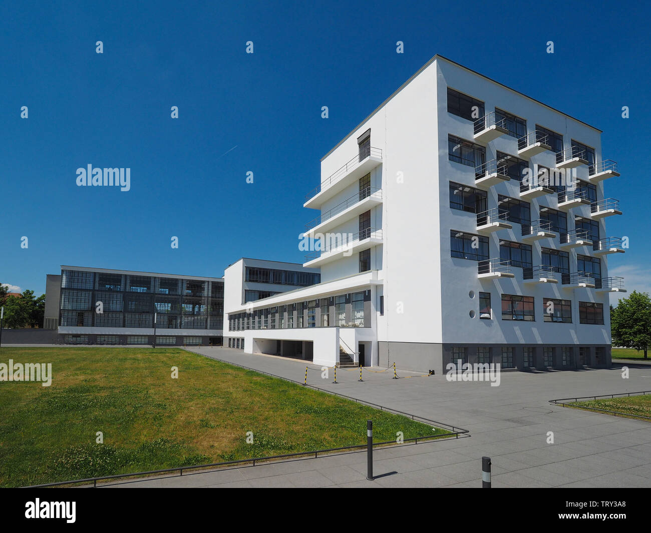 DESSAU, GERMANY - CIRCA JUNE 2019: The Bauhaus art school iconic ...