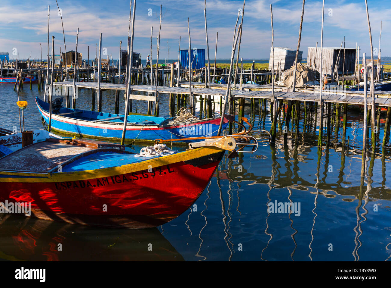 Porto Palafítico da carrasqueira, Troia peninsula, Alentejo, Portugal