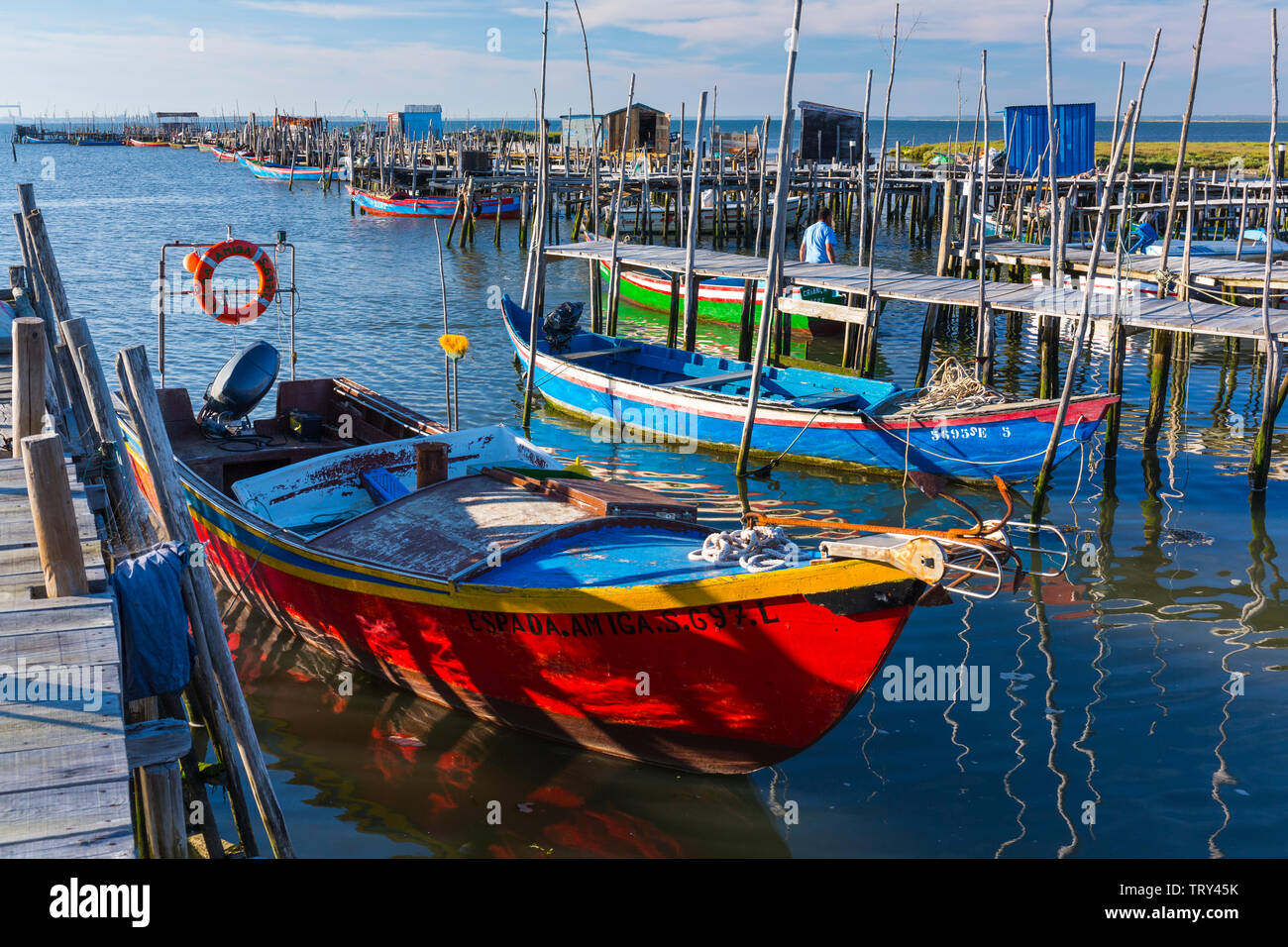 Porto Palafítico da carrasqueira, Troia peninsula, Alentejo, Portugal