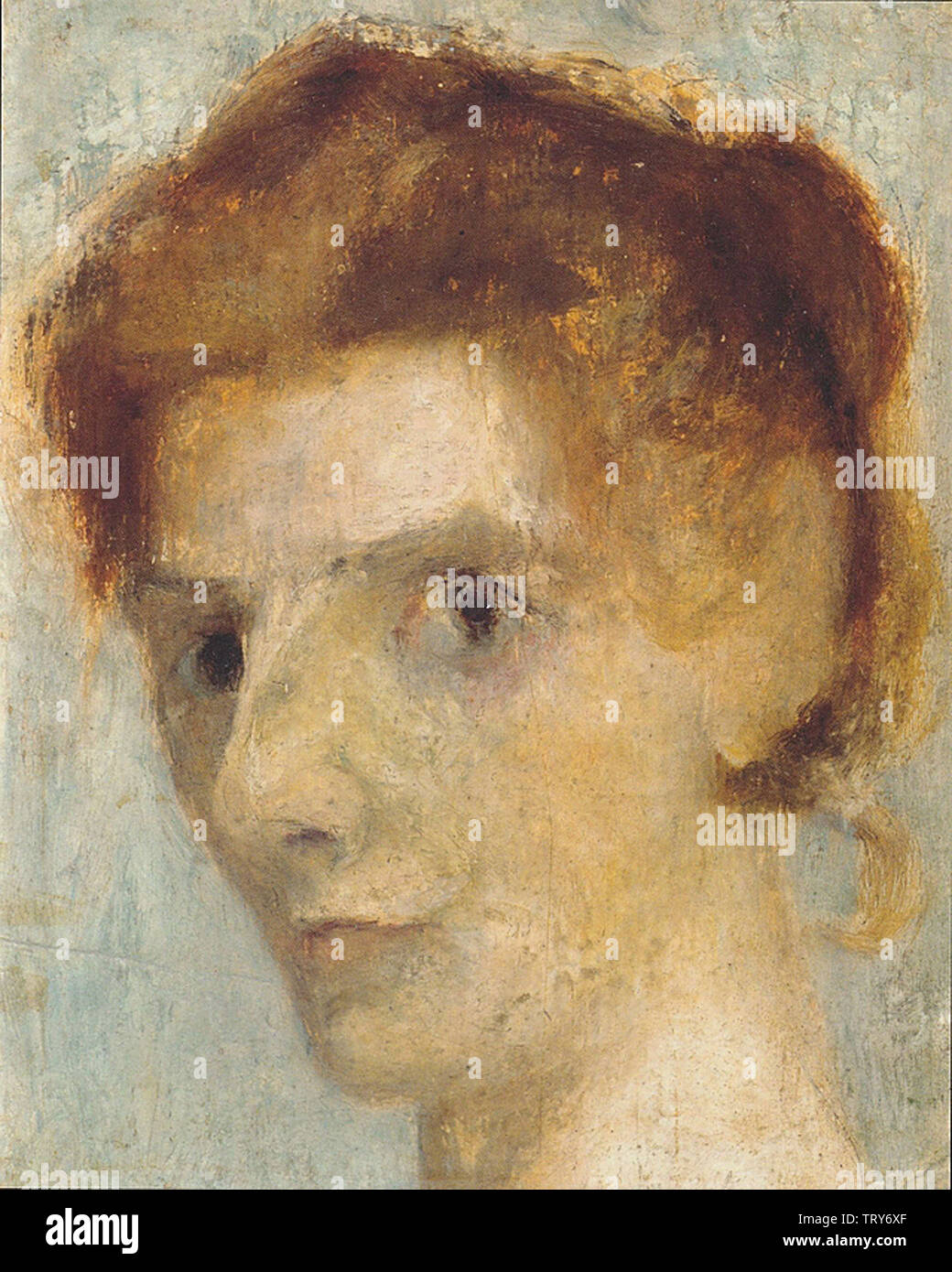 Paula Modersohn-Becker - Self Portrait C 1898 Stock Photo