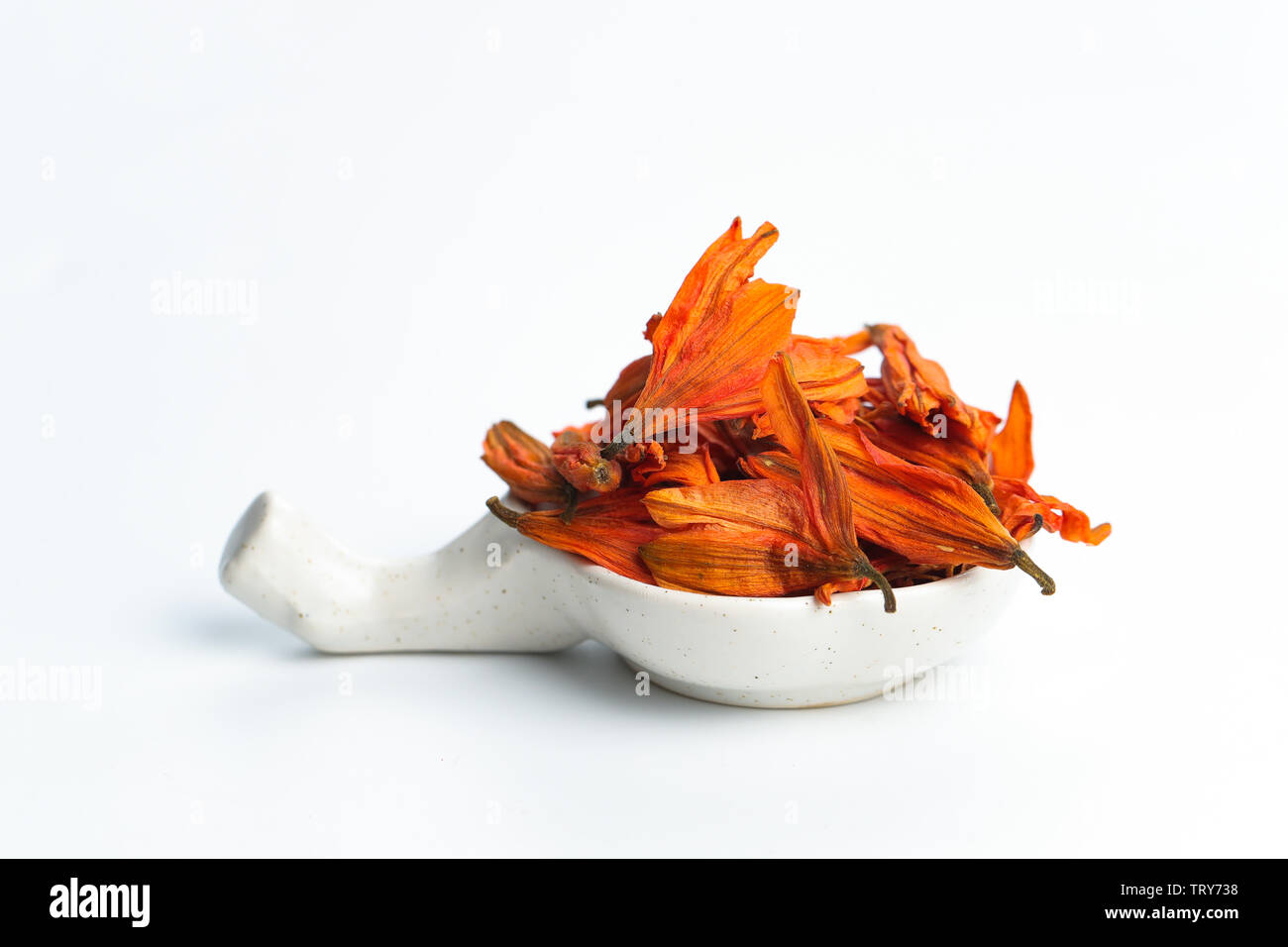 Lily flower tea Stock Photo - Alamy