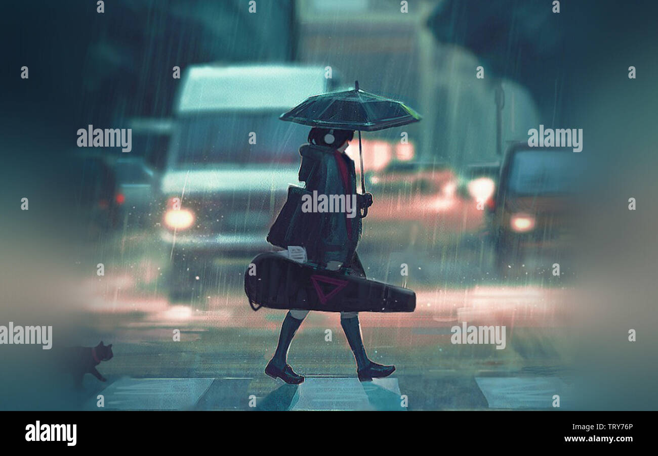 Rainy means of transport hi-res stock photography and images - Alamy