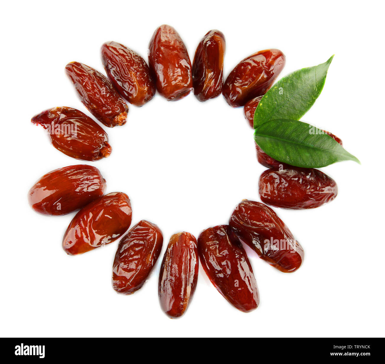 Dried dates isolated on white Stock Photo Alamy