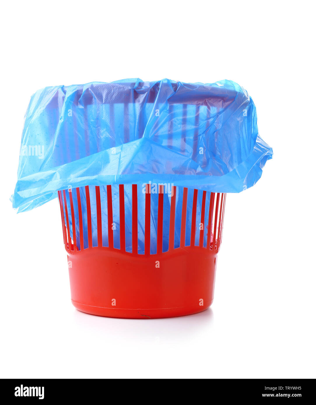 Garbage bin, isolated on white Stock Photo - Alamy
