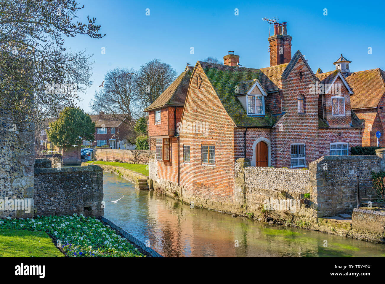 CANTERBURY, UNITED KINGDOM FEBRUARY 23 This is a view of traditional
