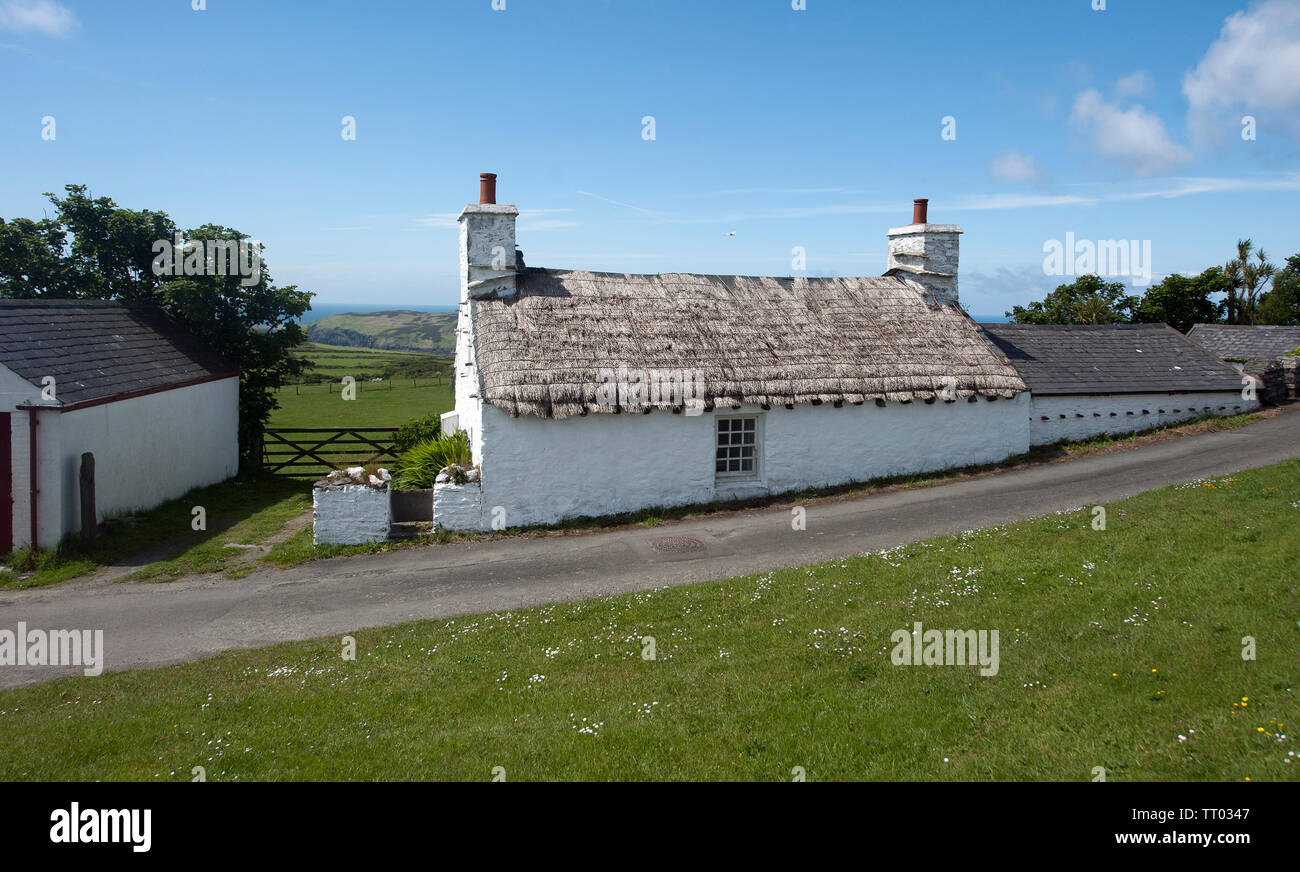 Cregneash village, Isle of Man, British Isles Stock Photo - Alamy