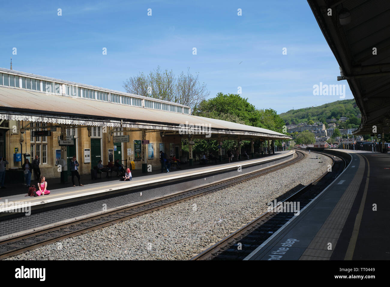 Bath Spa train station in Bath England, UK Stock Photo - Alamy