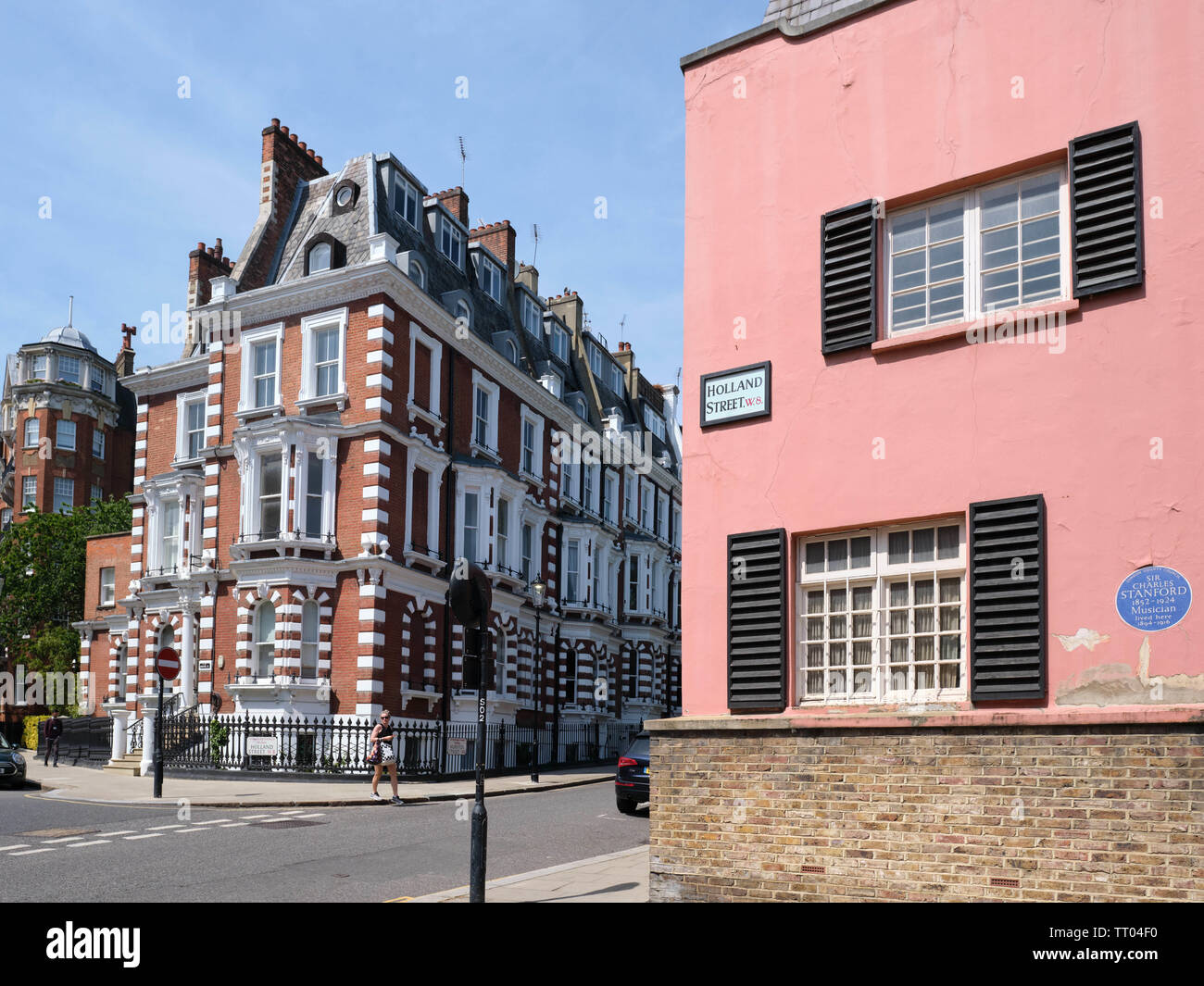 Examples of Georgian architecture in Kensington, London, England, UK. Stock Photo