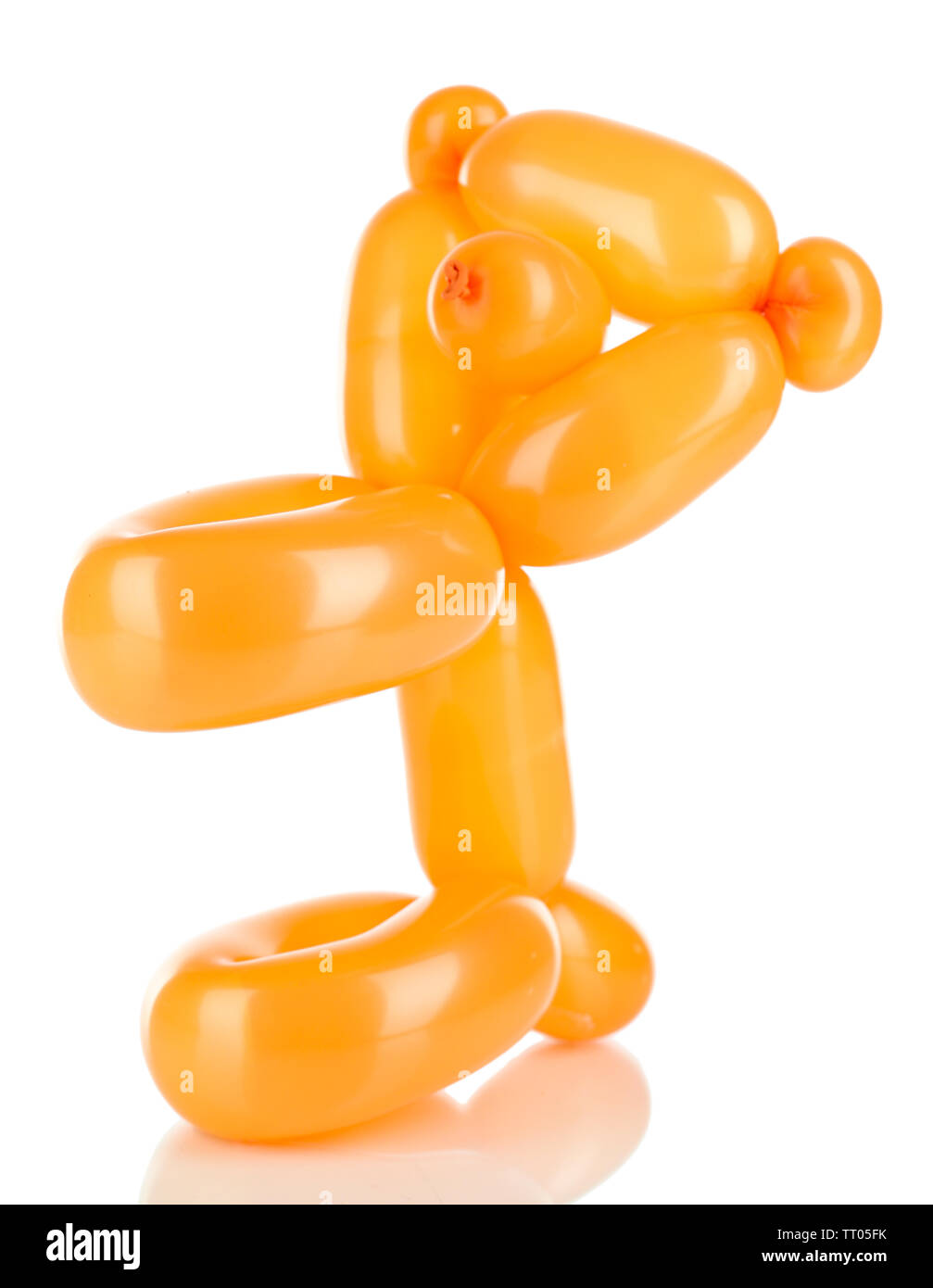 Balloon animal bear, isolated on white Stock Photo Alamy