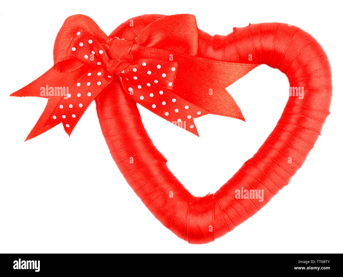 Decorative heart, isolated on white Stock Photo - Alamy