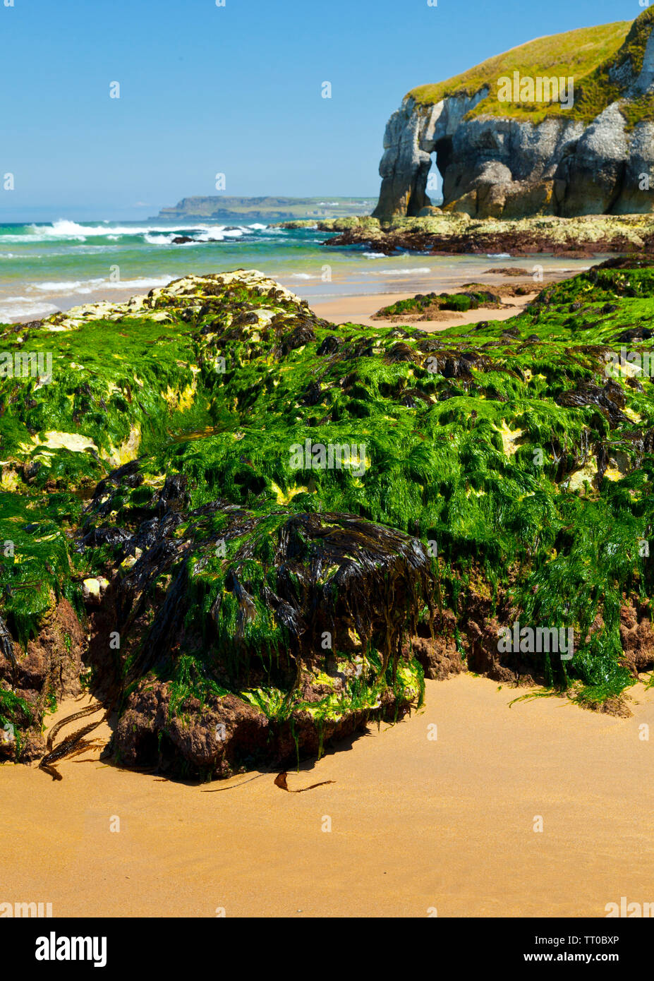 White Rocks Ireland White Rocks Cliffs. Causeway Coastal Route. Antrim County, Northern ...