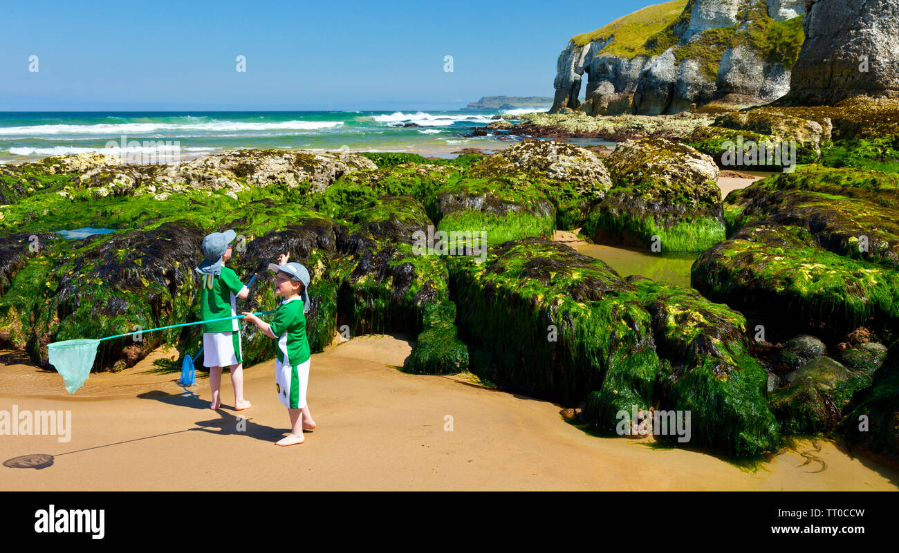 White Rocks Ireland White Rocks Cliffs. Causeway Coastal Route. Antrim County, Northern ...