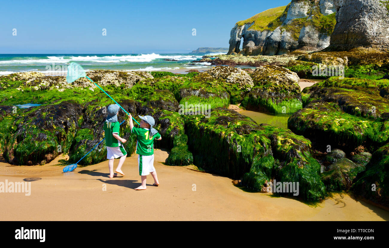White Rocks Ireland White Rocks Cliffs. Causeway Coastal Route. Antrim County, Northern ...