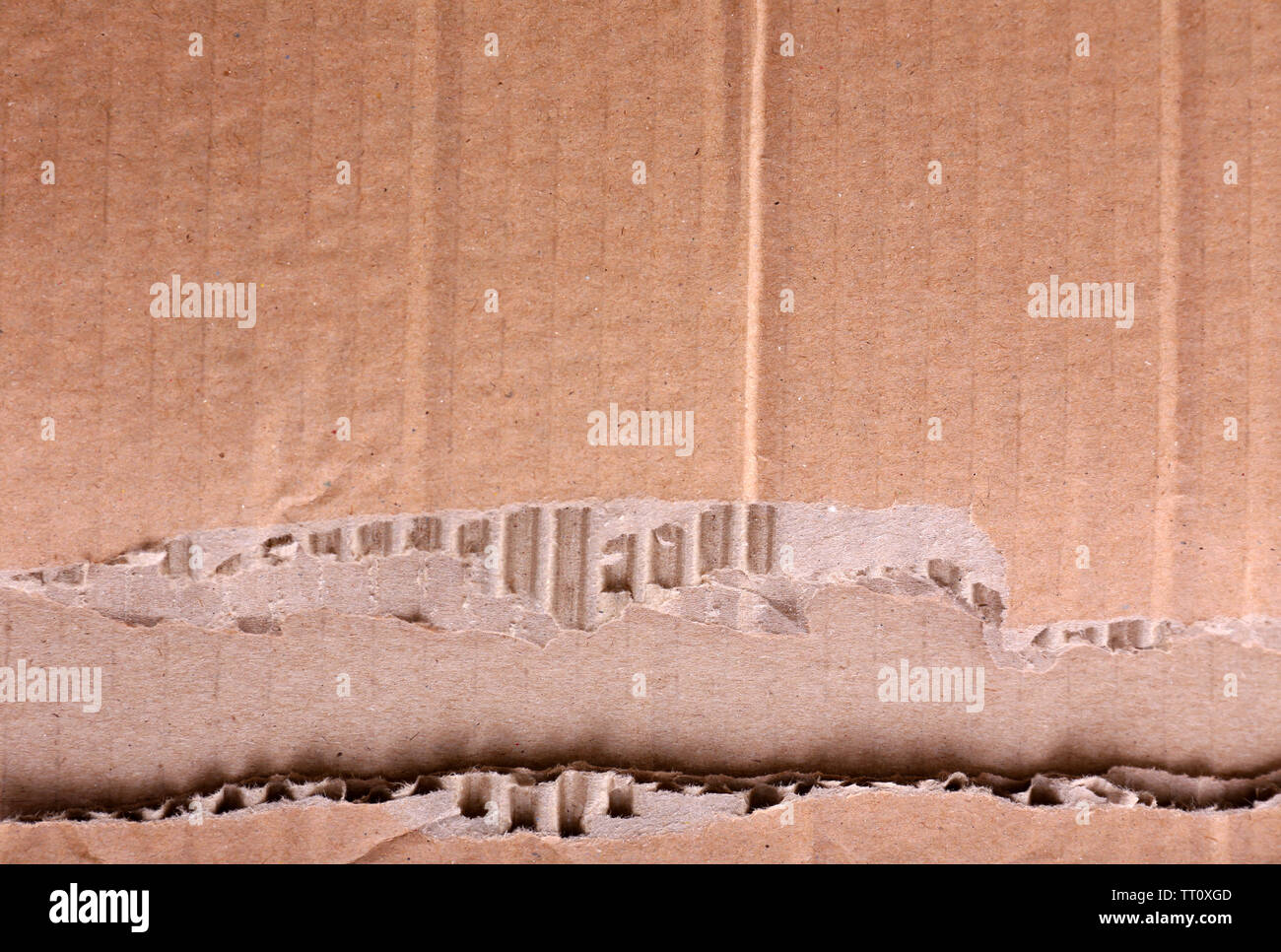 Cardboard for recycling close-up Stock Photo - Alamy