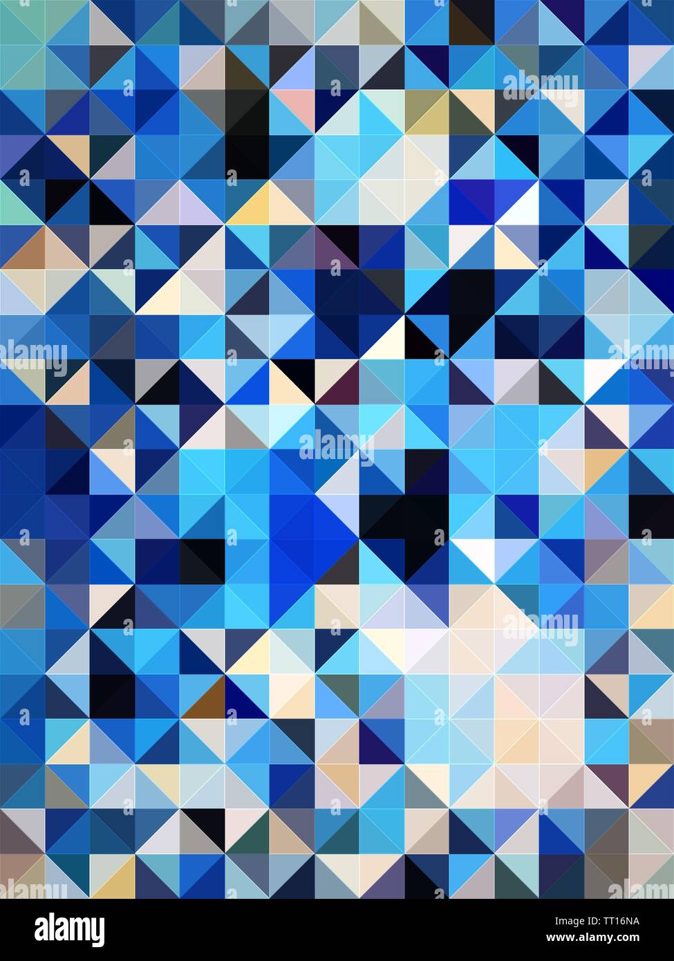 squares and triangles isometric abstract conceptual colorful background ...