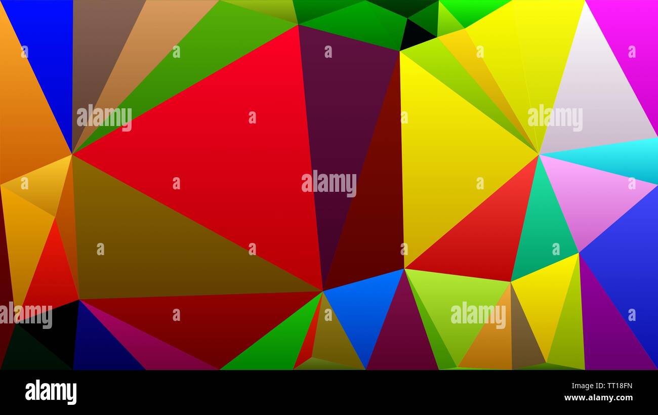 colorful poly morph triangles abstract colorful shapes background ...