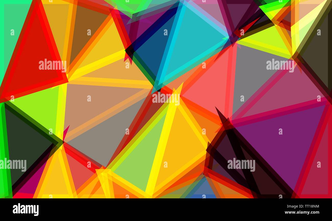 colorful poly morph triangles abstract colorful shapes background ...