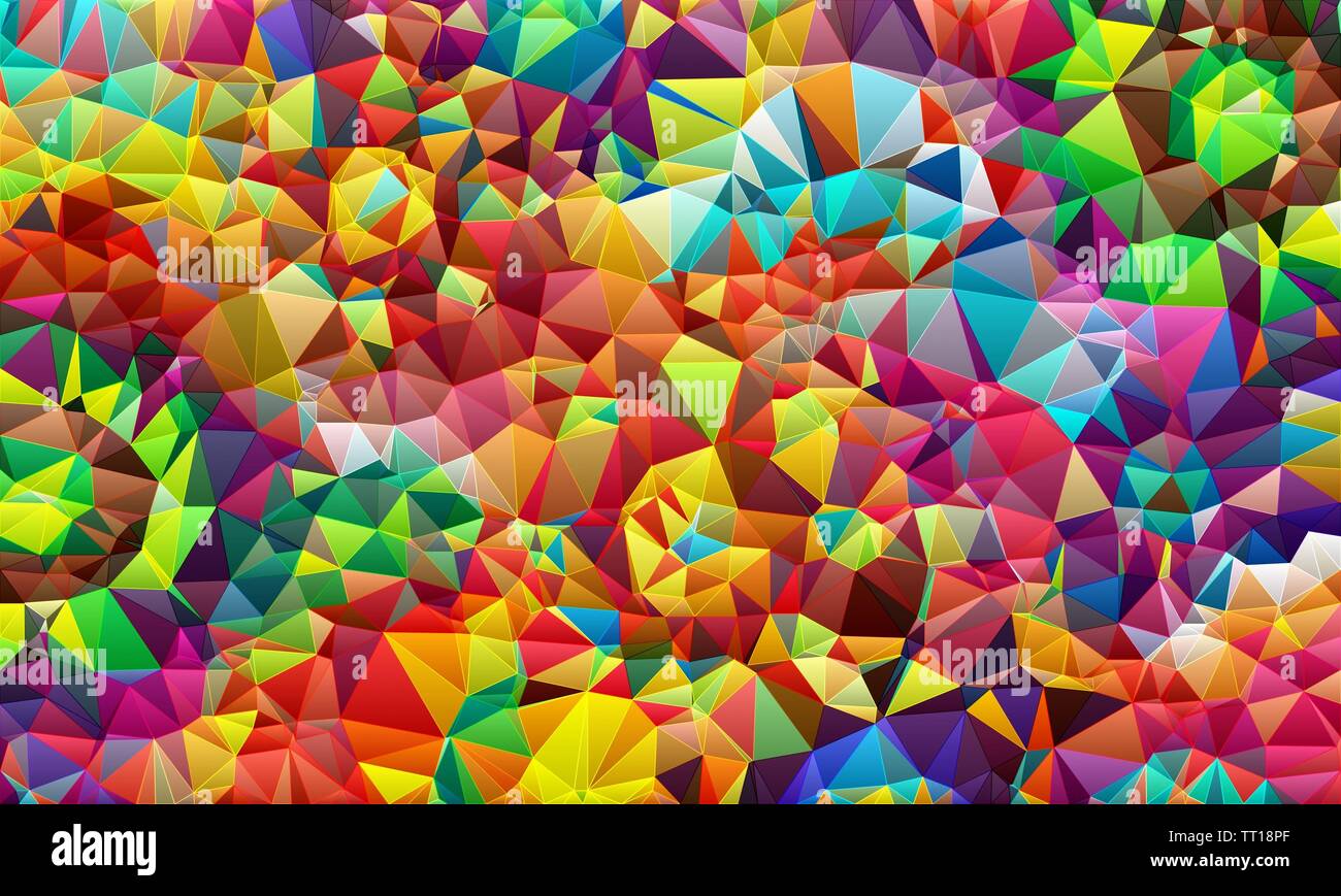 colorful poly morph triangles abstract colorful shapes background ...