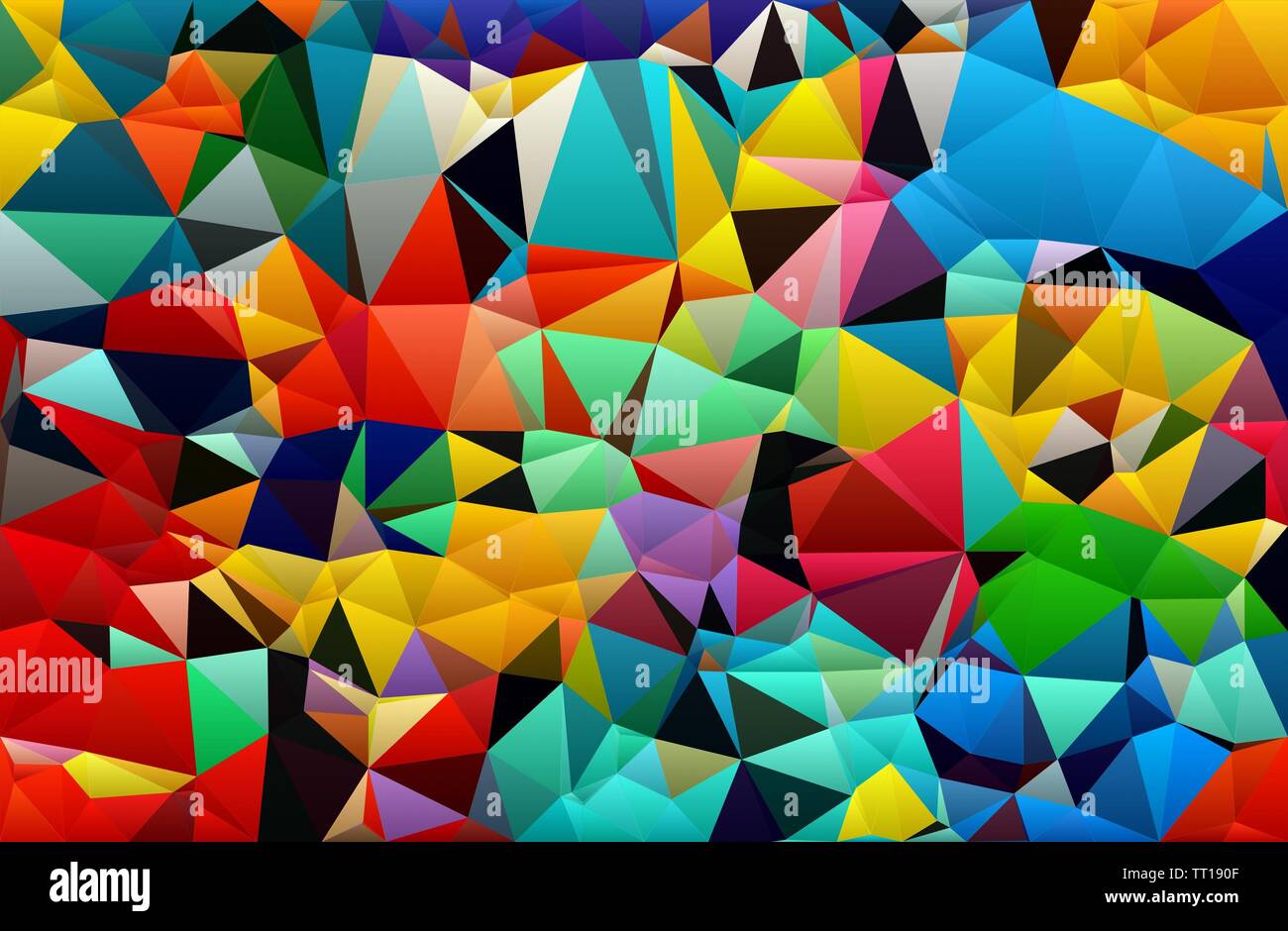 colorful poly morph triangles abstract colorful shapes background ...