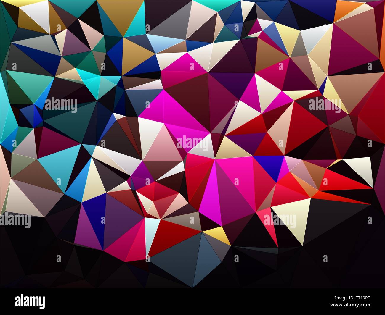 colorful poly morph triangles abstract colorful shapes background ...