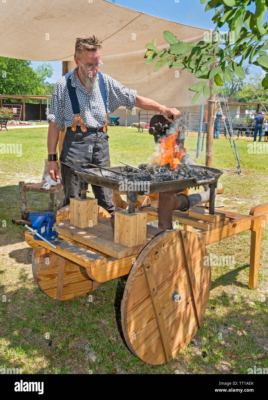 Pioneer Days small town annual celebration in North Central Florida. Stock Photo