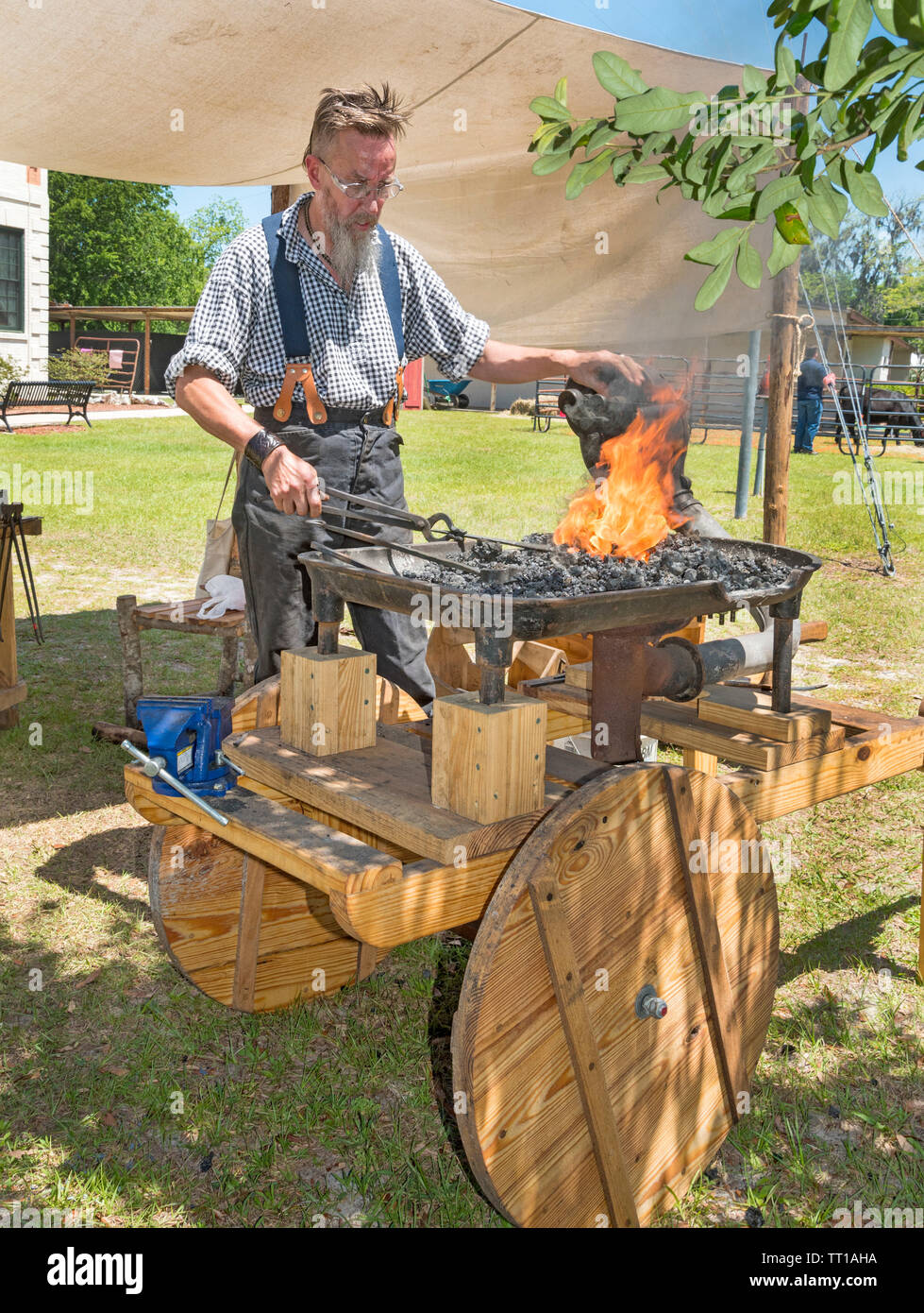 Pioneer Days small town annual celebration in North Central Florida. Stock Photo