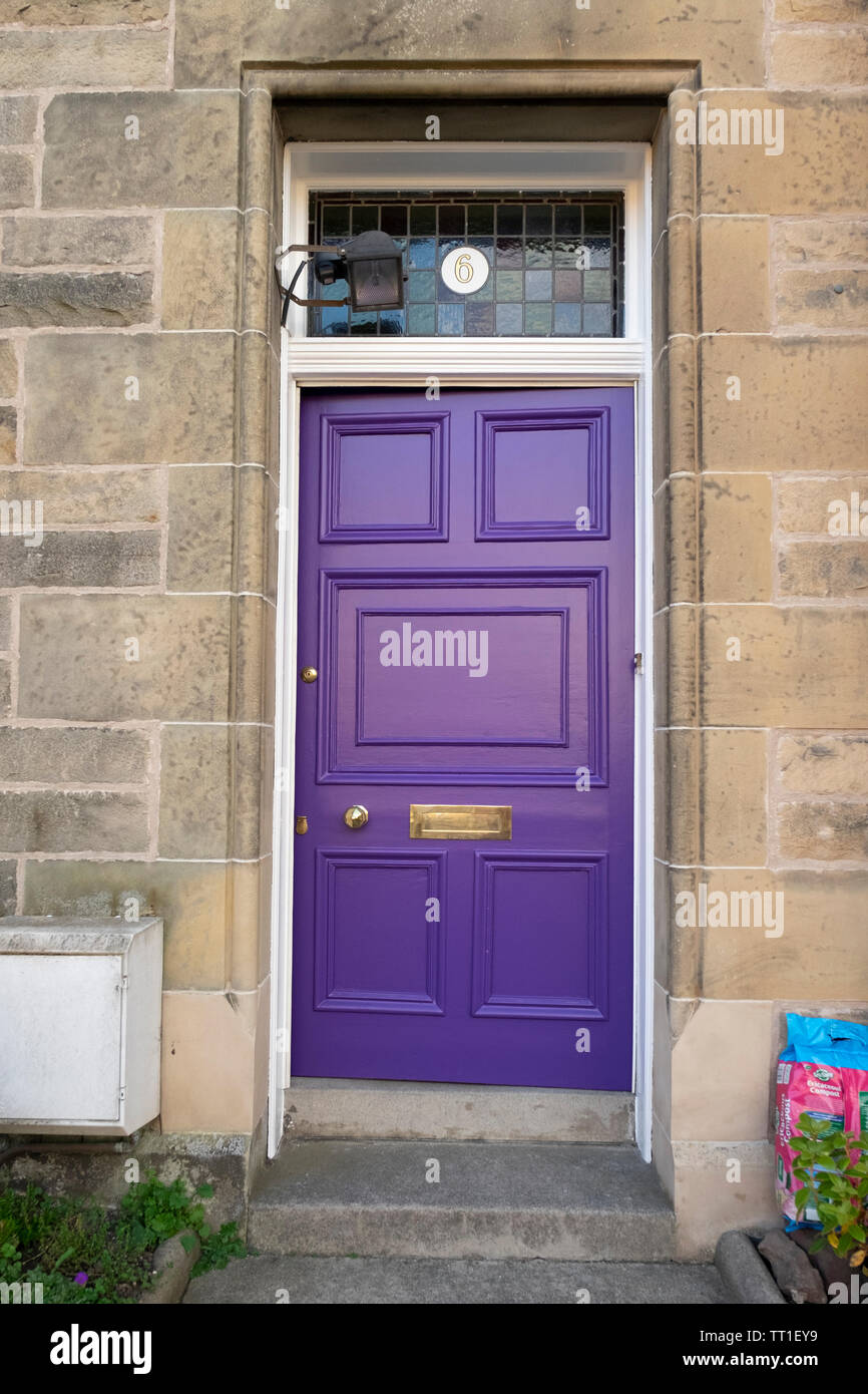Front door slightly open hires stock photography and images Alamy