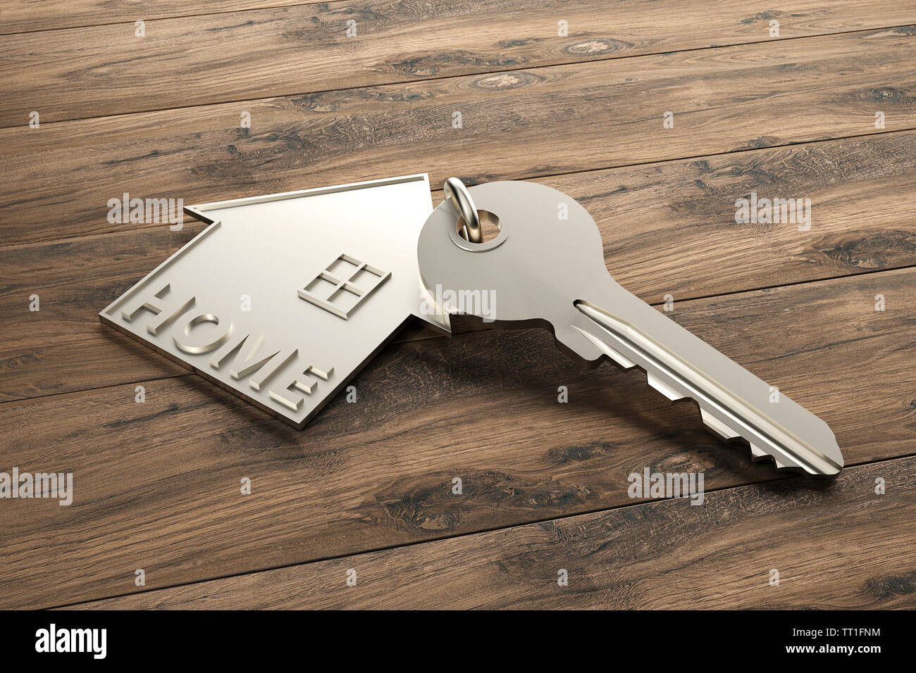House Key - Illustration Stock Photo - Alamy