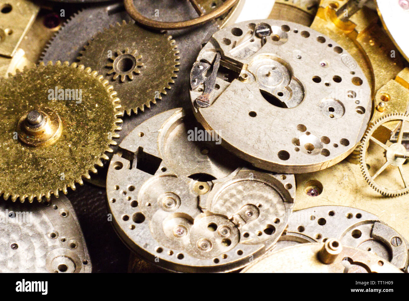 Cogs brass isolated cogwheel hi-res stock photography and images - Alamy