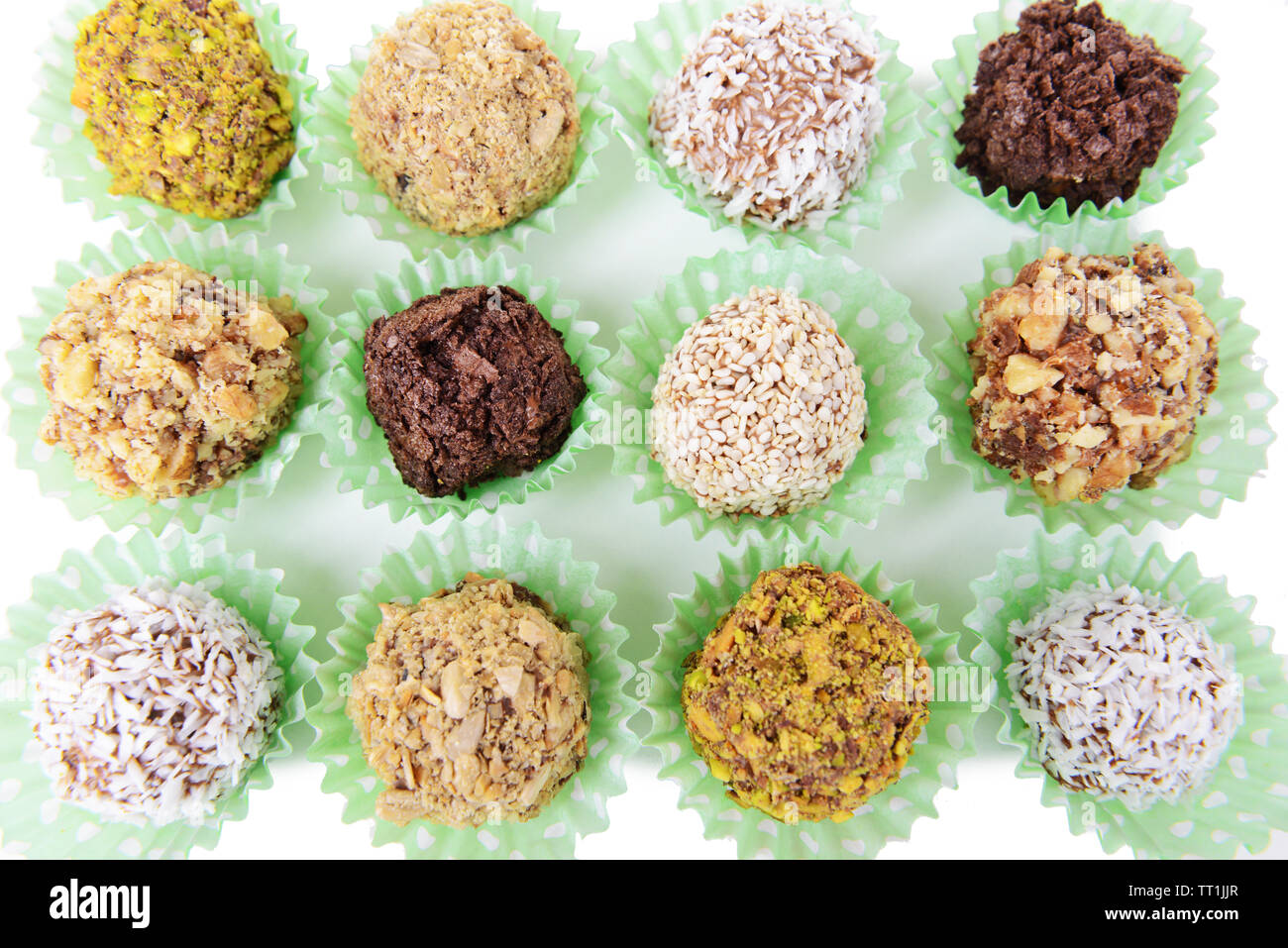 Set chocolate candies close hi-res stock photography and images - Alamy