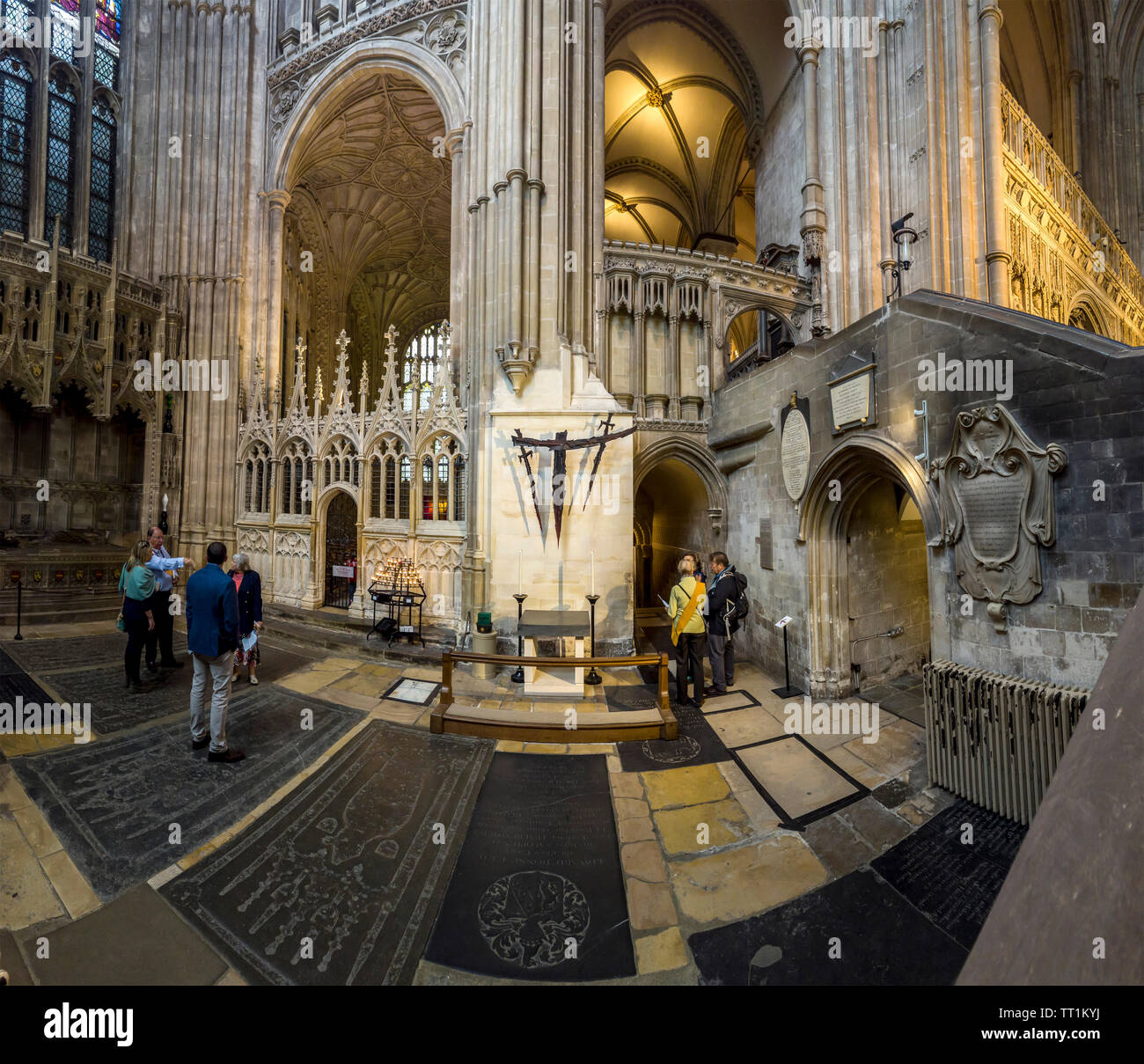 The,Shrine,of,Thomas Becket And The Entrance To The Crypt, Canterbury ...