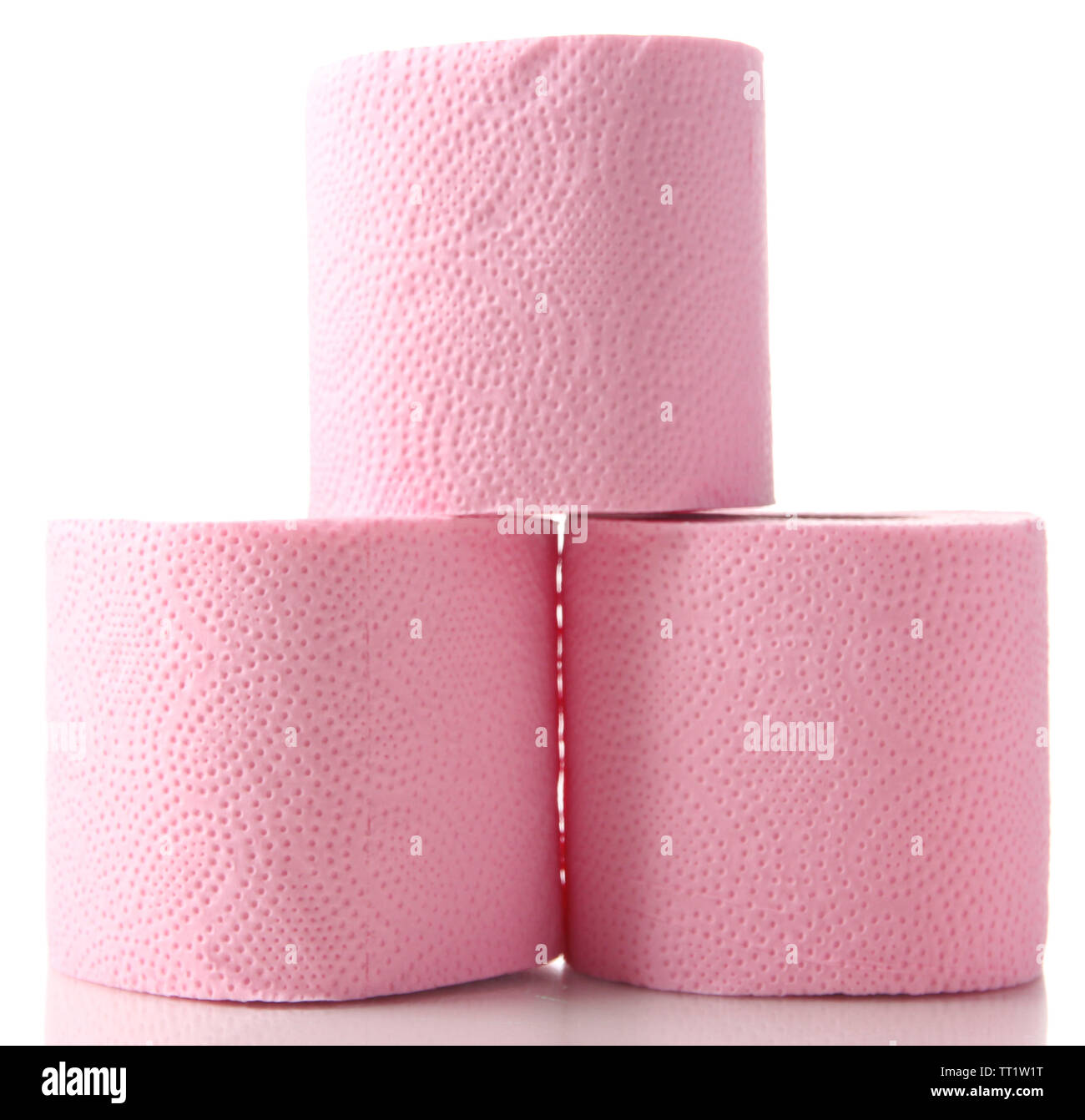 Color toilet paper roll isolated on white Stock Photo Alamy