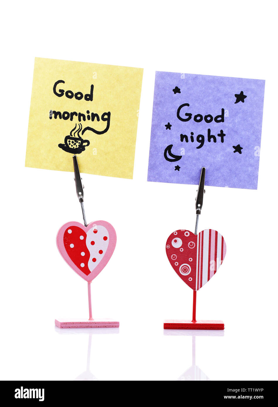 Message holder isolated on white Stock Photo Alamy