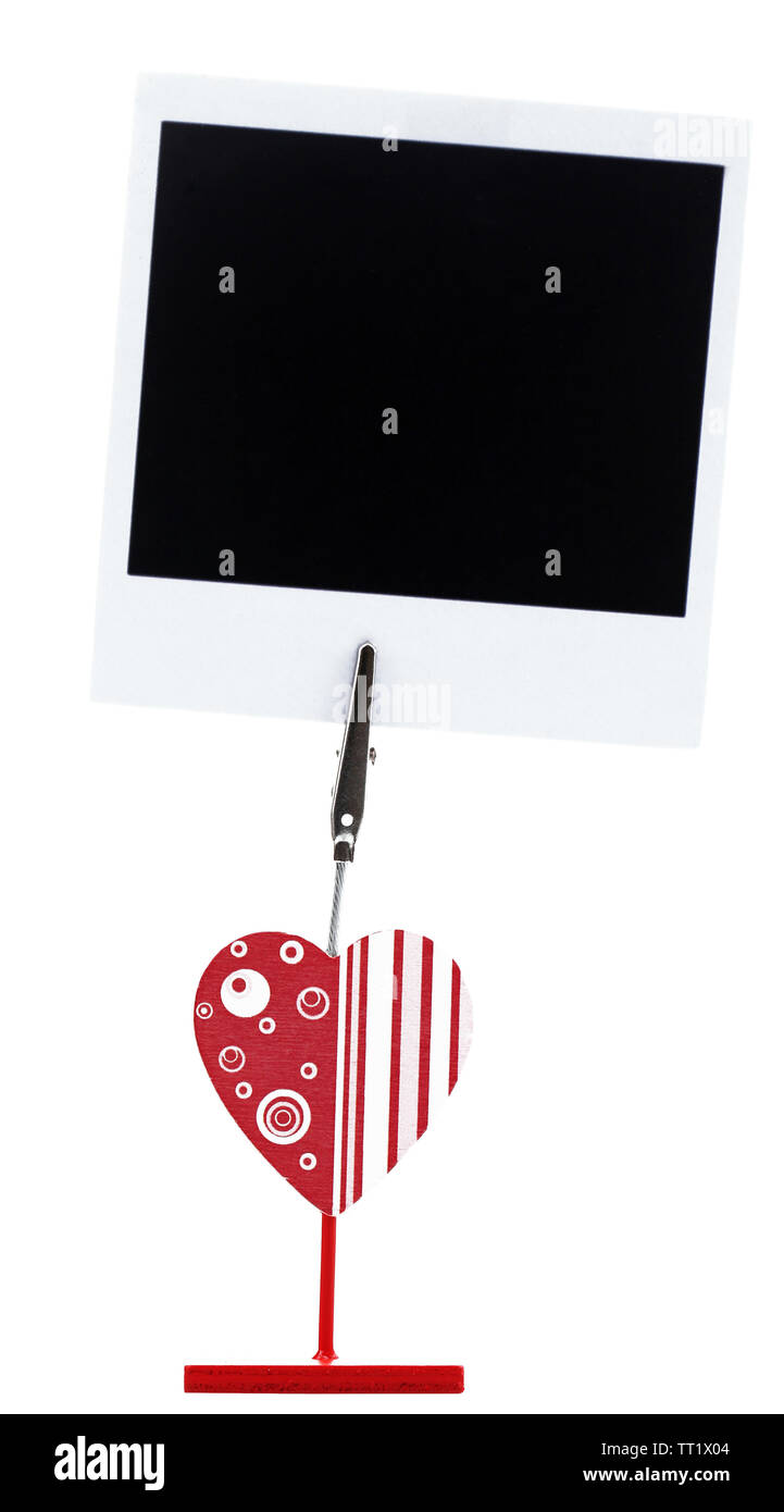 Photo holder isolated on white Stock Photo - Alamy