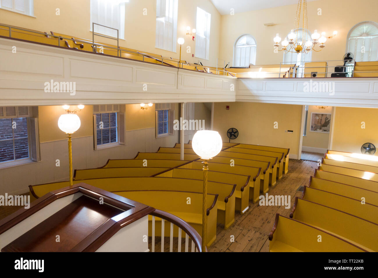African Meeting House church Beacon Hill Boston MA Stock Photo