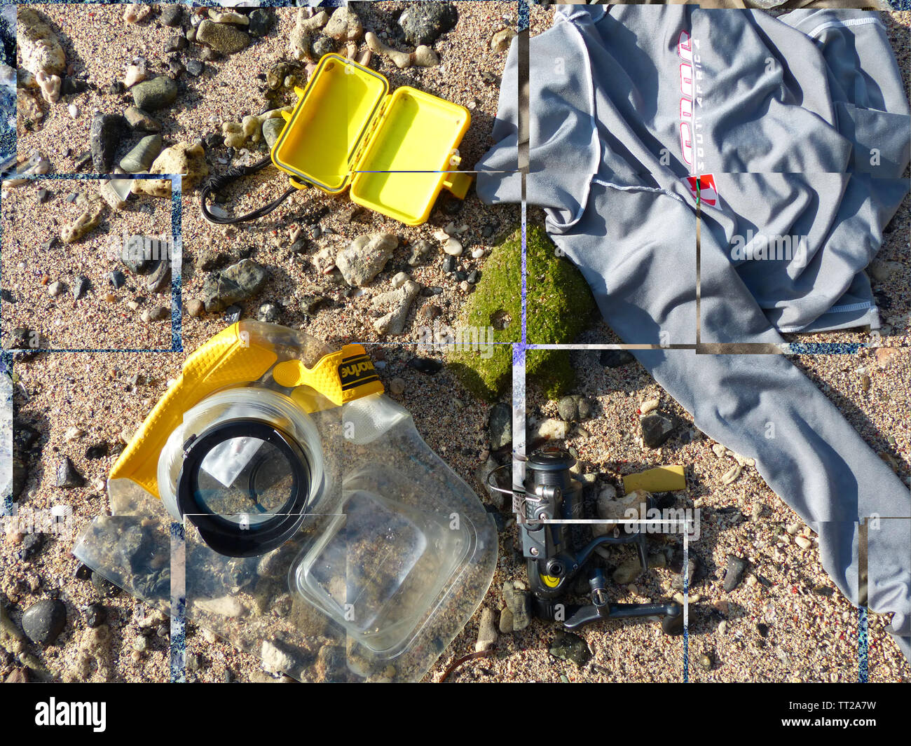 UW Snorkel Gear, Puerto Galera, Philippines Stock Photo