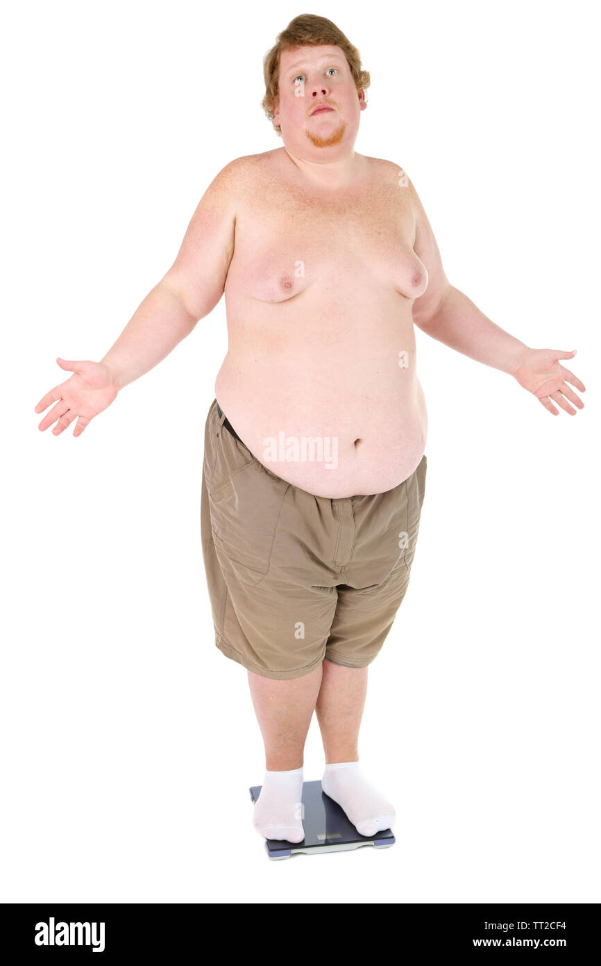 Fat man standing hi-res stock photography and images - Alamy