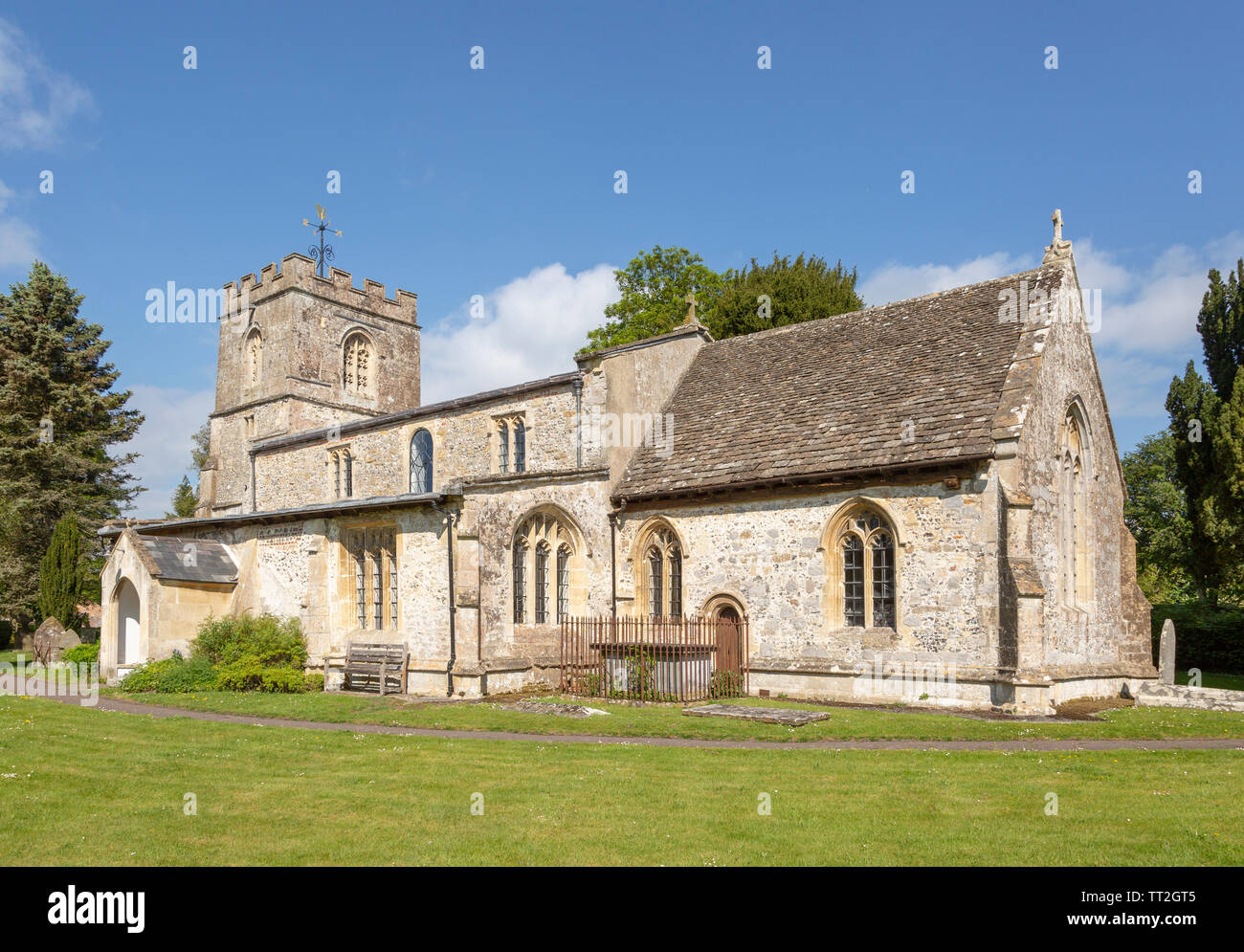 Church of Saint John the Baptist, Mildenhall, Wiltshire, England, UK