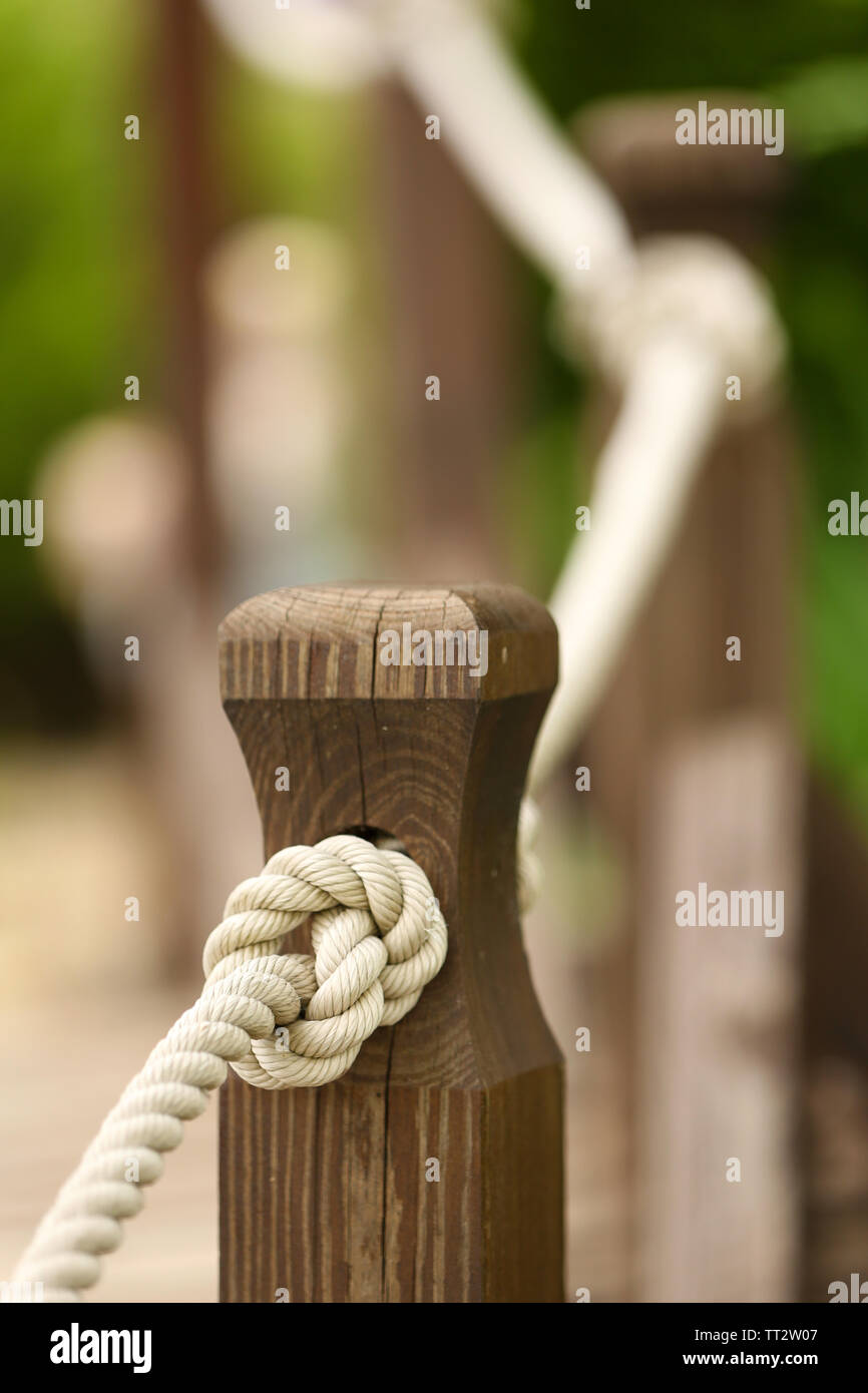 Old wooden fence in the garden Stock Photo - Alamy