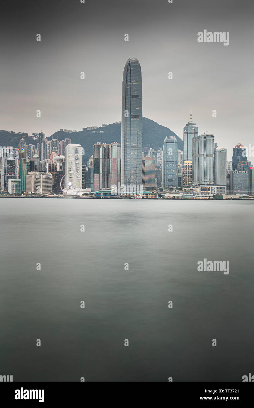 Hong Kong skyline at Victoria harbour. China, Asia Stock Photo - Alamy
