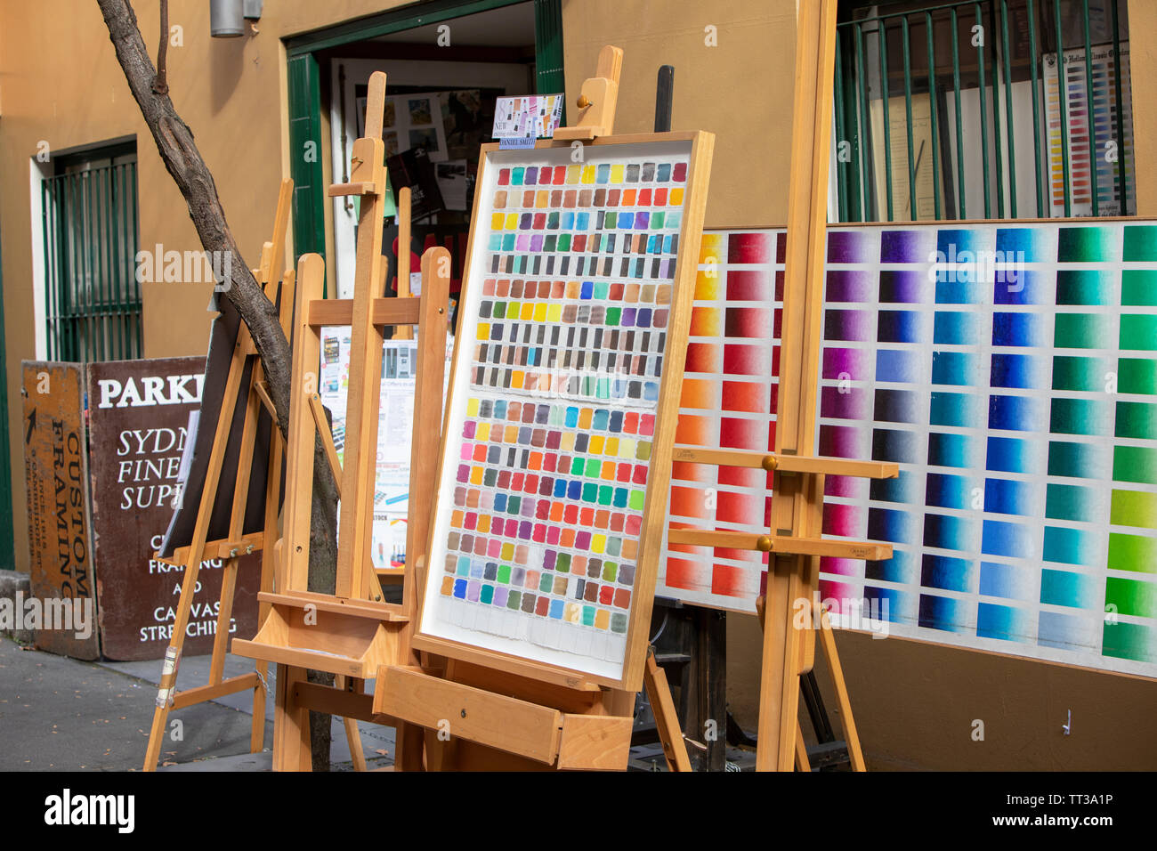 Australian art supplies shop Parkers, in the Rocks area of Sydney
