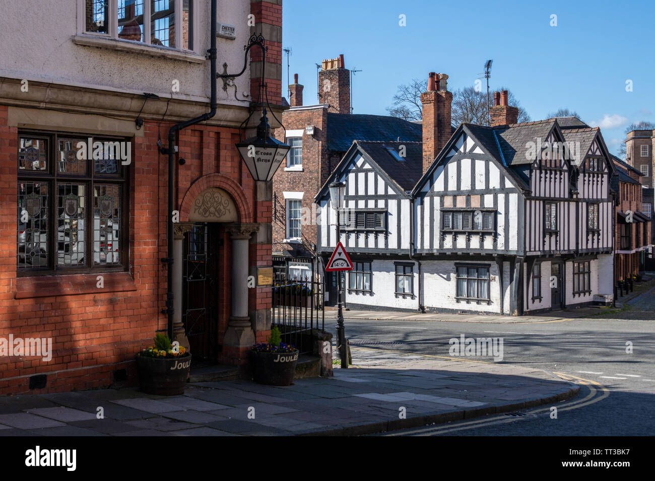 Old Buildings in Chester, Cheshire, UK Stock Photo Alamy