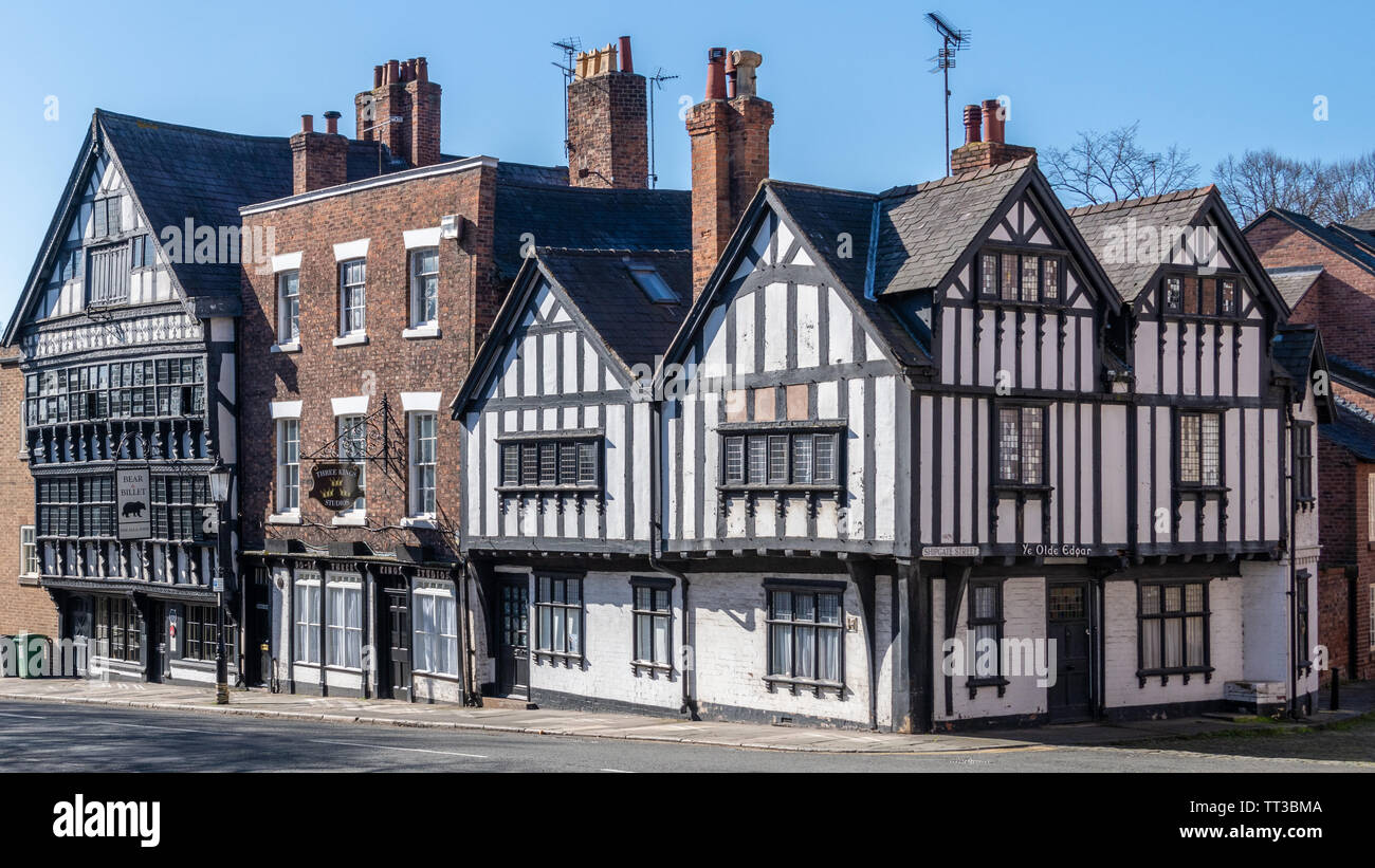 Old Buildings in Chester, Cheshire, UK Stock Photo Alamy