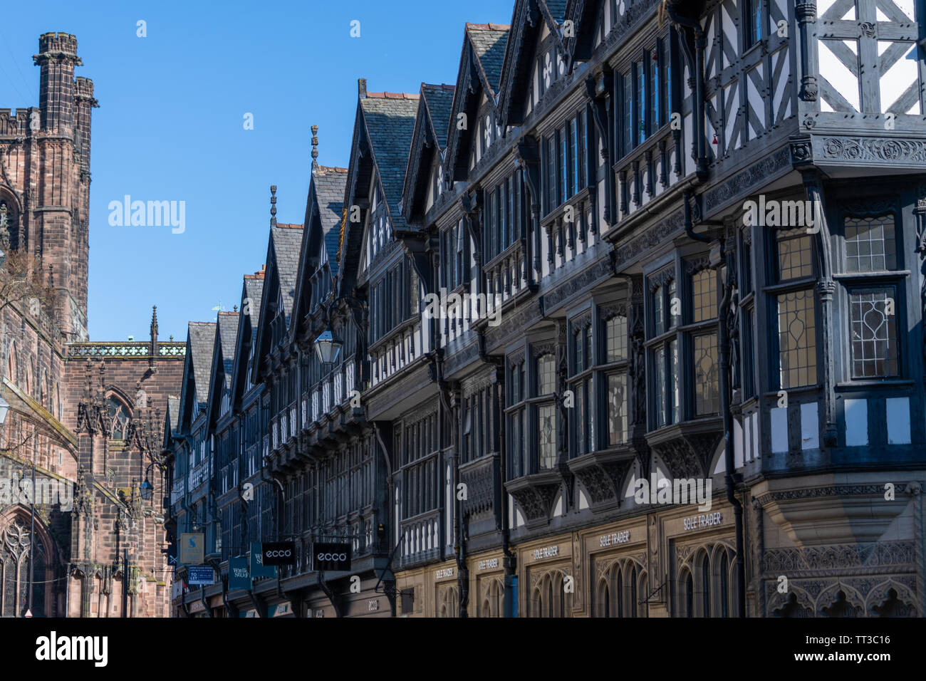 Old Buildings in Chester, Cheshire, UK Stock Photo Alamy