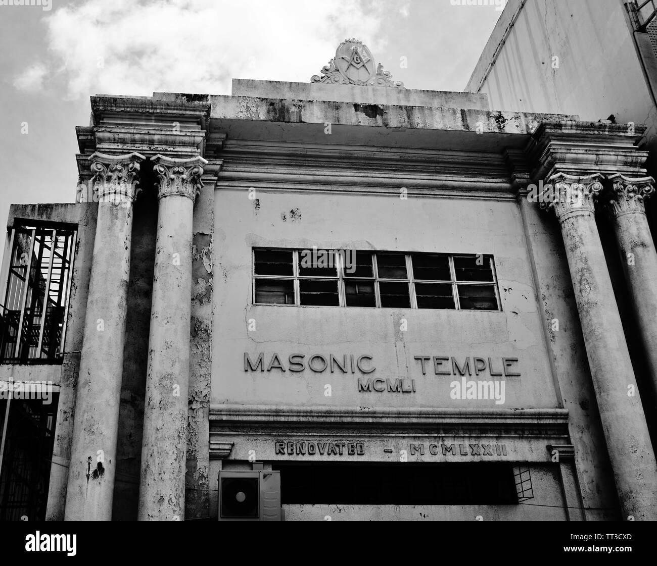 the masonic temple in cdo Stock Photo Alamy