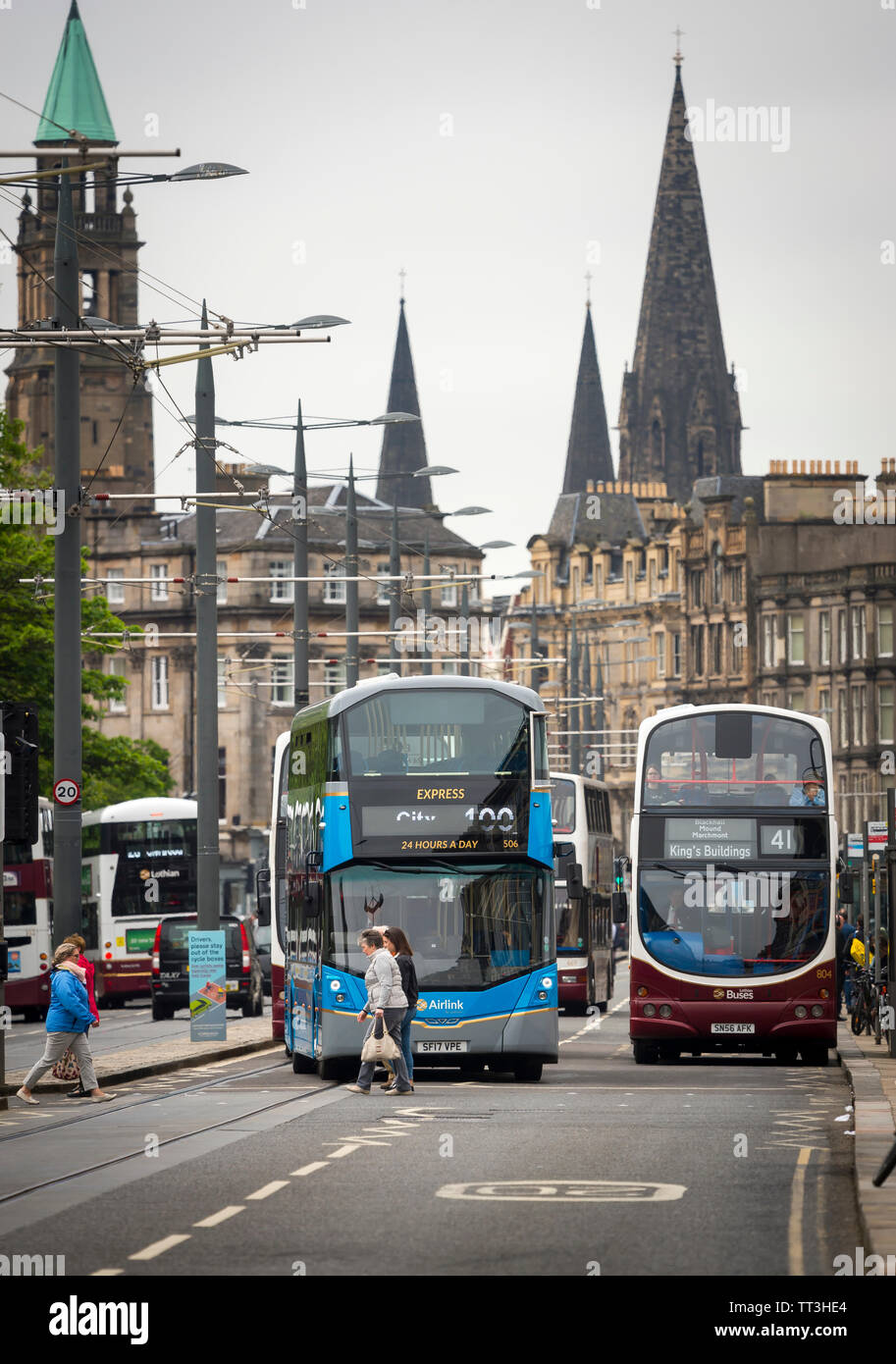 Airlink bus edinburgh hires stock photography and images Alamy