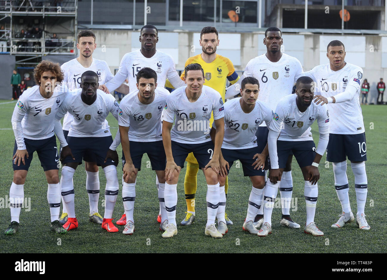 Team France During The Uefa Euro 2020 Qualifying Group H Football Match Between Andorra And France