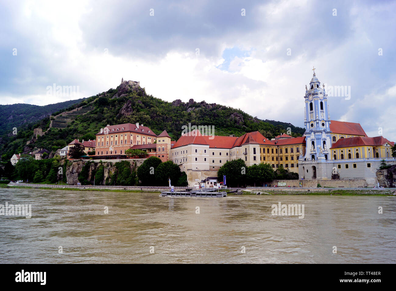 The pretty Village of Durnstein, with its Castle where Richard the
