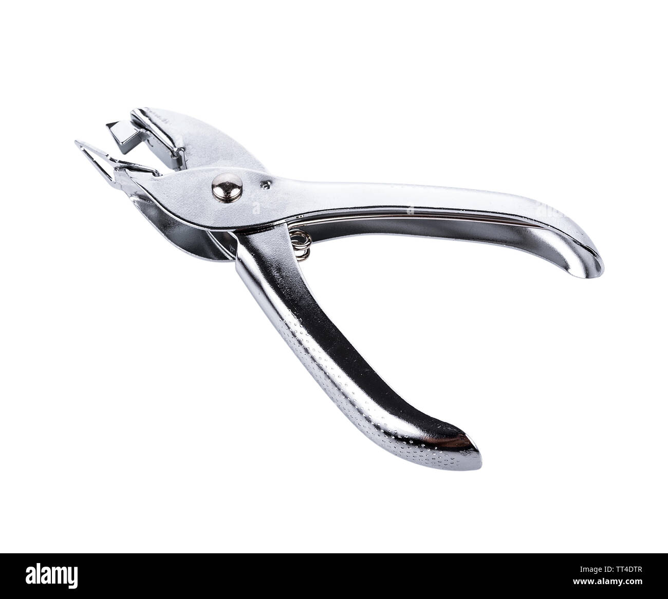 staple remover isolated on white background Stock Photo