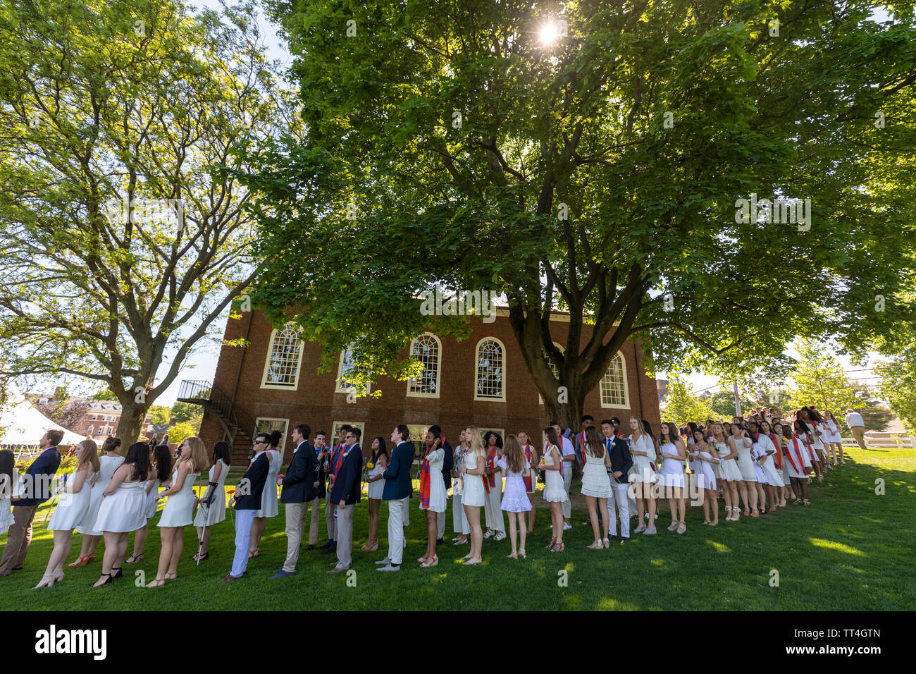 students-american-high-school-graduation-ceremony-stock-photo-alamy